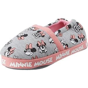 Slippers Voor in Huis Minnie Mouse Lichtgrijs Schoenmaat 34-35