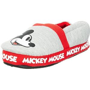 CERDÁ LIFE'S LITTLE MOMENTS - Grappige pantoffels voor jongens in de winter van Mickey Mouse met gevoerde binnenzool en antislipzool - Officiële Disney-licentie, Grijs, 34/35 EU