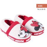 CERDÁ LIFE'S LITTLE MOMENTS - Grappige pantoffels voor meisjes in de winter van Minnie Mouse met gevoerde binnenzool en antislipzool - Officiële Disney-licentie, Grijs, 34/35 EU