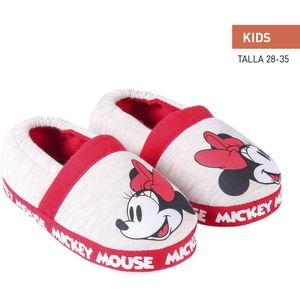 CERDÁ LIFE'S LITTLE MOMENTS - Grappige pantoffels voor meisjes in de winter van Minnie Mouse met gevoerde binnenzool en antislipzool - Officiële Disney-licentie, Grijs, 30/31 EU