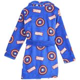 Badjas kinderen - Fleece - Marvel Blauw-  3 Jaar