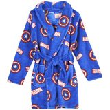 Badjas kinderen - Fleece - Marvel Blauw-  3 Jaar