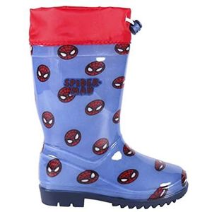 CERDÁ LIFE'S LITTLE MOMENTS Spiderman rubberlaarzen voor kinderen, officieel gelicentieerd product van Marvel, regen voor kinderen, Blauw, 31 EU