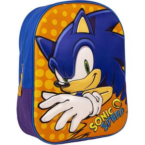Sonic the Hedgehog Rugzak 3D - Sonic Speed - Hoogte 31cm