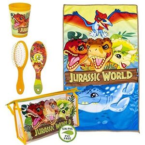 Kindertoiletartikelen Reisset Jurassic Park 4 Onderdelen Oranje