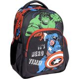 Schoolrugzak The Avengers Zwart 32 x 15 x 42 cm