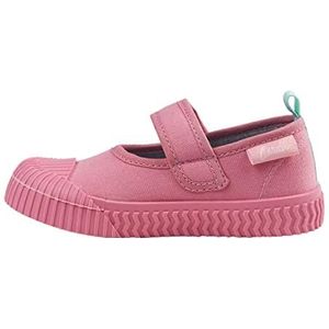 Paw Patrol Trainers - Pink - UK Size 9.5 JNR - Ballerina Style Velcro Closure - Children's Canvas Trainers with PVC Sole and Toe Cap - Original Product Designed in Spain