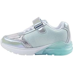 Frozen Trainers - Blue - UK Size 12.5 JNR - Velcro and Elastic Closure - Children's Sports Shoes with TPR Sole and Lights - Original Product Designed in Spain