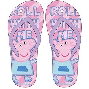 Peppa Pig Teenslippers - Roze - Maat 26/27 - Gemaakt van 100% EVA - Vingervlugge Teenslippers voor Jongens en Meisjes - Origineel Product Ontworpen in Spanje