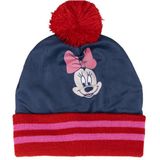 Disney Minnie Mouse 3-delig winterset - muts/handschoenen/nek warmer - rood - voor kinderen