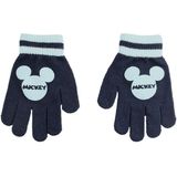 Disney Set met muts en handschoenen, blauw, standaard voor kinderen, Blauw, Estándar