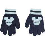 Muts en Wanten Mickey Mouse 2 Onderdelen Donkerblauw