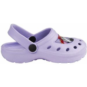 Minnie Mouse Klompen - Lila Kleur - Maat 28/29 - Gemaakt 100% van EVA - Minnie Mouse Gezicht Ontwerp - Zeer Lichtgewicht en Comfortabel - Origineel Product Ontworpen in Spanje