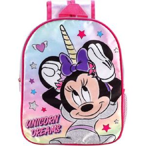Minnie Mouse rugtas / schooltas - roze - Minnie Mouse Unicorn Dreams rugzak - 30 x 25 cm.