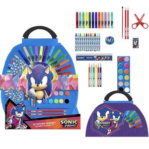 Sonic Prime Tekenen Tekenset, Tekendoos - 50 pieces