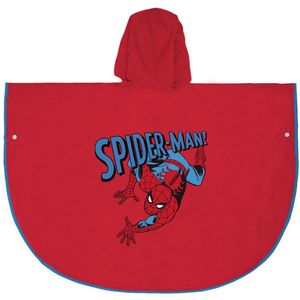 Cerdá - Spiderman - Poncho - Rood - PVC - Waterdicht