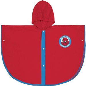 Cerdá - Spiderman - Poncho - Rood - Waterdicht - Voor Kinderen