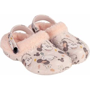 Slippers Voor in Huis Minnie Mouse Roze Schoenmaat 32-33