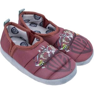 Warner Pantoffels voor kinderen, kleur: granaat, blauw en grijs, maat 32-33 - zonder sluiting - kinderschoenen type Francesita van polyester, origineel product, ontworpen in Spanje, Granaat, 32/33