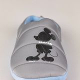 Mickey Mouse Pantoffels, grijs en blauw, maat 40-41, zonder sluiting, open pantoffels van polyester en TPR, origineel product, ontworpen in Spanje, Grijs, 40/41 EU