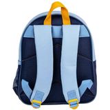Bluey - Rugzak - Blauw - Polyester - Hoofdvak en Voorvak