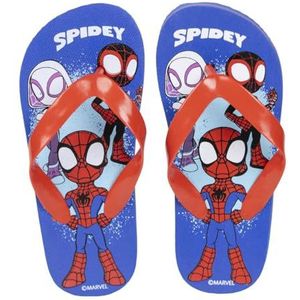 CERDÁ LIFE'S LITTLE MOMENTS Spidey Teenslippers voor kinderen, blauw en rood, maat 26/27, van 100% EVA, teenslippers voor jongens en meisjes, origineel product, ontworpen in Spanje, Blauw en rood.,