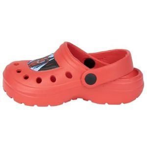 Spiderman Clogs voor kinderen, rood, maat 26/27, van 100% EVA - kinderklompen - Spiderman-print - origineel product, ontworpen in Spanje, Rood, 26/27 EU