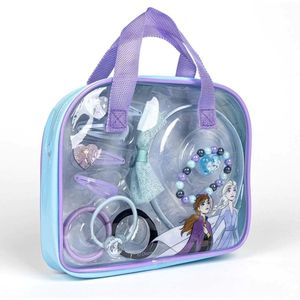 Disney - Frozen - Schoonheidsset - Multikleur - 5 Haarelastiekjes, 1 Haarband, 4 Haarklemmen, 1 Armband, 1 Ring