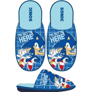 Sonic the Hedgehog - Pantoffels - Blauw - Zacht Materiaal