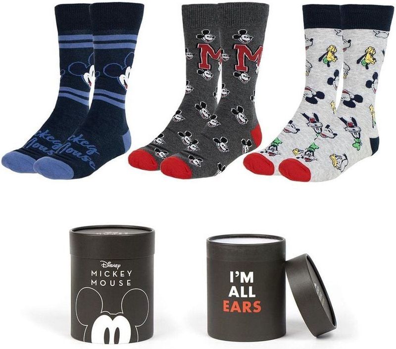 Mickey Mouse - Unisex Sokken - Meerkleurig
