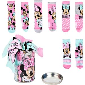 Disney - Minnie Mouse - Sokken - 4 Paar in Spaarpot