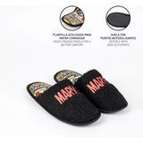 Marvel - Sloffen - Zwart - Zacht Materiaal - Superhelden Print