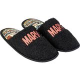 Marvel - Sloffen - Zwart - Zacht Materiaal - Superhelden Print