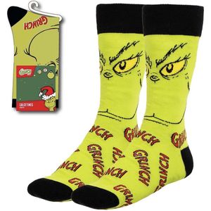 CERDÁ - The Grinch - Sokken - Groen en Zwart - Uniseks - 1 paar