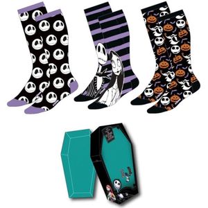 The Nightmare Before Christmas - Jack - Sally - Skull Sokken - Meerkleurig - Unisex