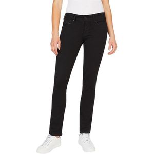 Pepe Jeansvoor vrouwen. PL204165XD9 Jeans New Brooke Zwart (24/30), Casual, Modaal