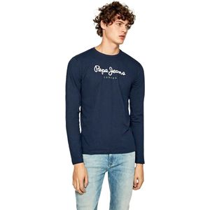 Pepe Jeans - Eggo - T-shirt - Zwart - Katoen