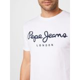 Pepe Jeans Original Stretch N T-shirt voor heren, Blauw (zwart), XL