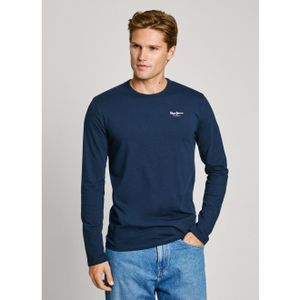 Pepe Jeans Original Basic 2 T-shirt Met Lange Mouwen Blauw M Man