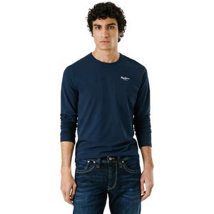 Pepe Jeans - ORIGINAL BASIC 2 LONG - Herenoverhemd - Blauw - Slim Fit