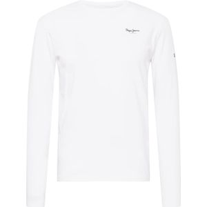 T-shirt met lange mouwen stretch Original PEPE JEANS. Katoen materiaal. Maten L. Wit kleur