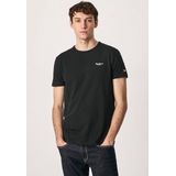 Pepe Jeans - ORIGINAL BASIC 3N - T-shirt - Effen - 95% Katoen/5% Elastaan