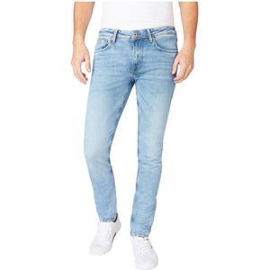 Pepe Jeans - PM206326VX5 - Jean Stanley - Blauw - Katoen - Denim