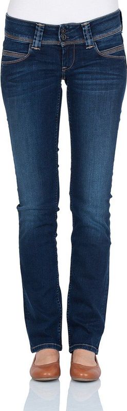 Jeans - Recht - Blauw - Katoen/Polyester/Elastaan