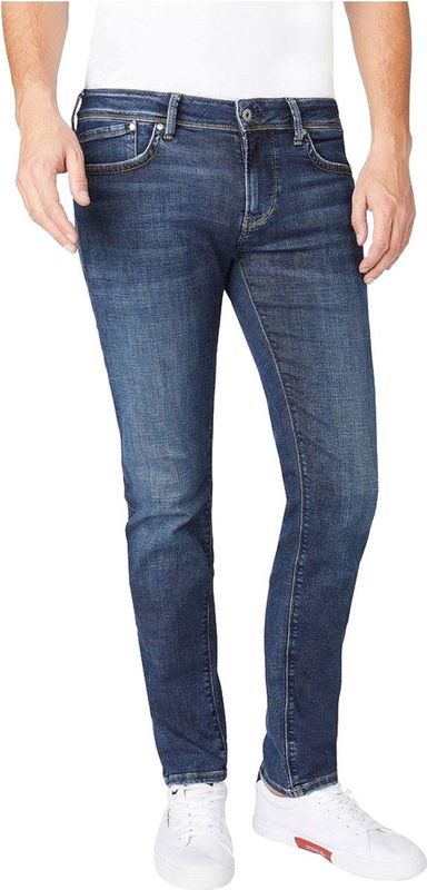 Pepe Jeans Heren Jeans Broeken HATCH slim Fit Blauw Volwassenen