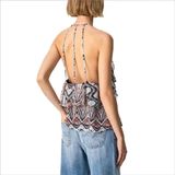 Pepe Jeans - Jordan - Damesblouse - Slanke Pasvorm - Lange Mouwen