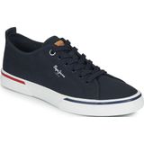 Pepe Jeans Kenton Smart M Sneakers voor heren, Blue Navy, 45 EU