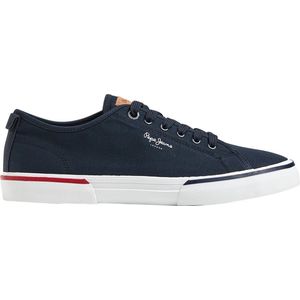 Pepe Jeans Kenton Smart M Sneakers voor heren, Blue Navy, 40 EU