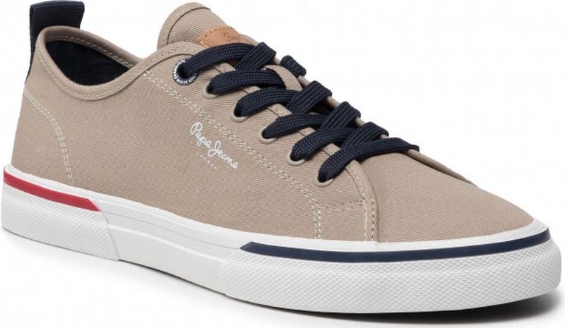 Pepe Jeans - PMS30811 - Sneakers - Marineblauw - Stof - Casual