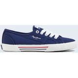 Sneakers Brady Basic PEPE JEANS. Katoen materiaal. Maten 36. Blauw kleur